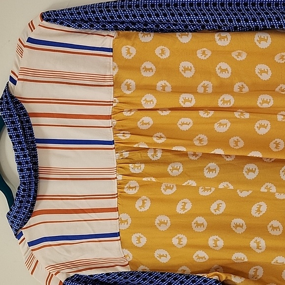 Anthropologie Preppy Maeve The Paz Button Down Colorful Patchwork Blouse Sz XLP - Picture 12 of 16